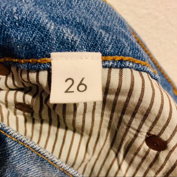 Sold Bliss Mischief X Free People 26 Straight Jean - Picture 8 of 13
